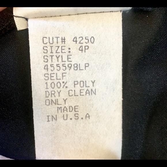 VTG Tadashi Collection Long Satin A-Line Skirt - Picture 4 of 5